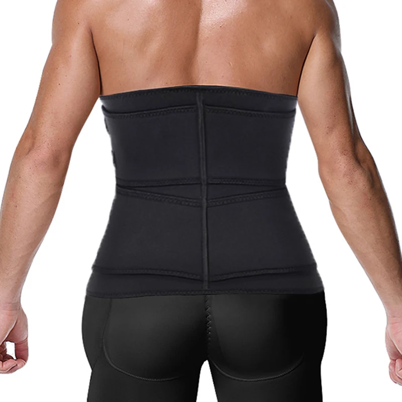 

YBFDO Men Waist Trainer Sauna Sweat Slimming Belt Modeling Strap Weight Loss Body Shaper Workout Fitness Trimmer Cincher Corset