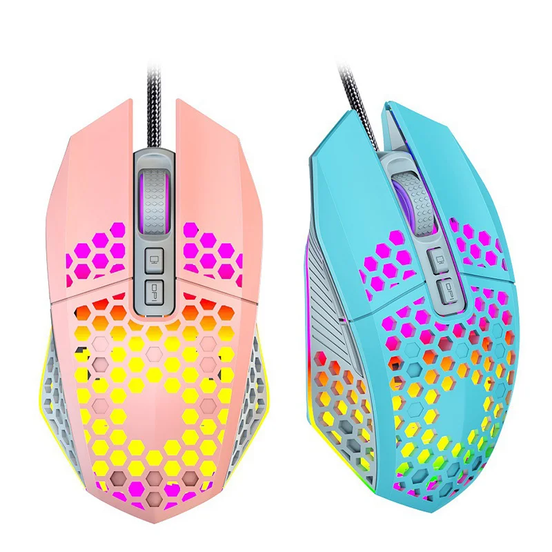 

2021 Ergonomic Wired Gaming Mouse 7 Button LED 3200 DPI USB Computer Mouse Gamer Mice Mini Mause With Backlight For PC Laptop