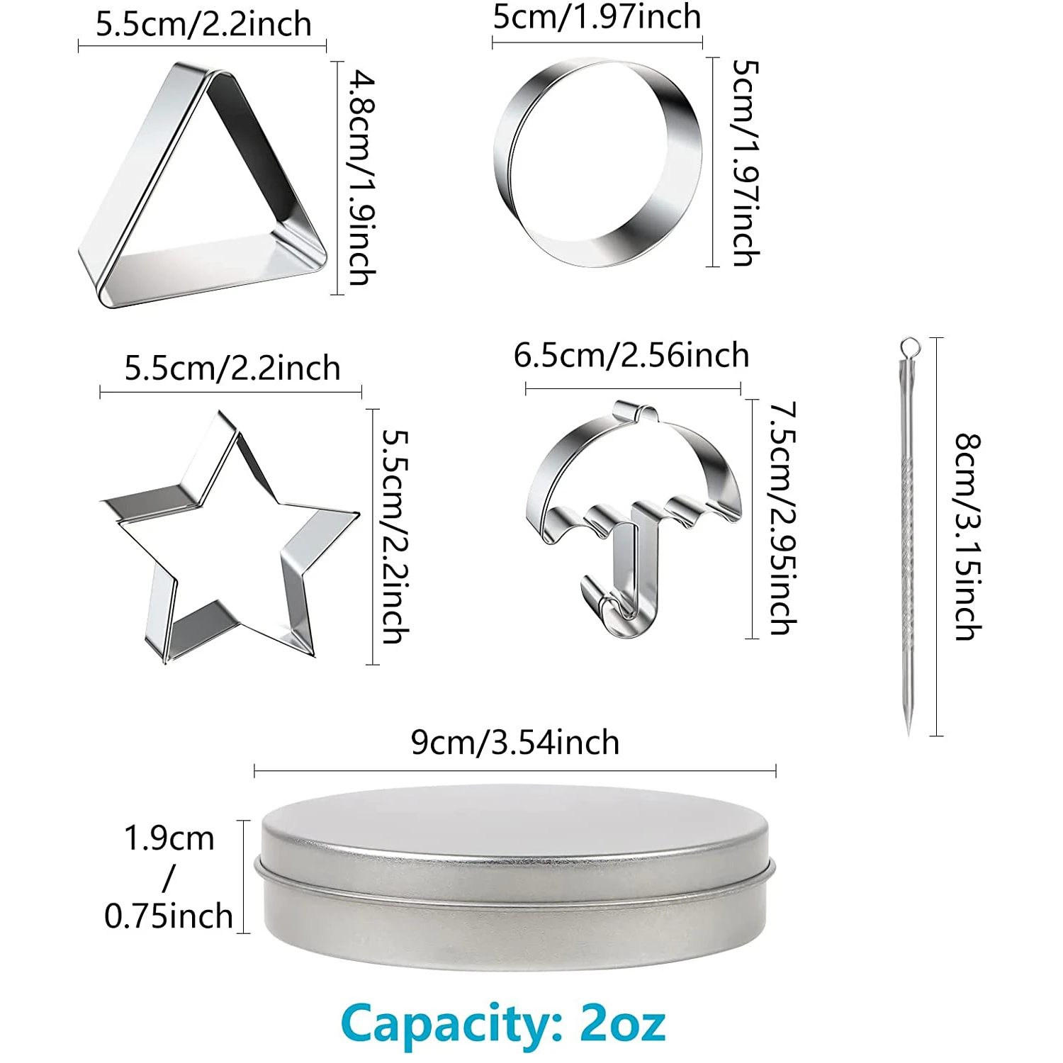 12 шт. Набор для резки печенья с зонтиком кальмара ТВ-игры 4 резака из нержавеющей