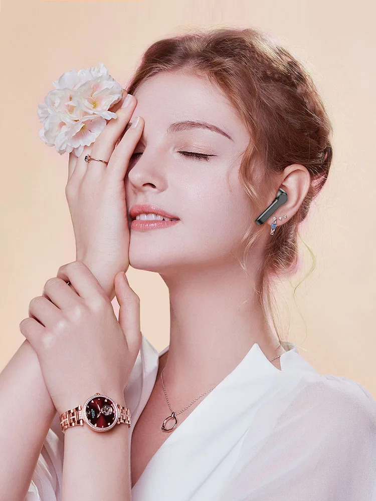 

TWS Earphone Bluetooth 5.0 Wireless Headset Waterproof Deep Bass Earbuds True Wireless Stereo Headphone With Mic Sport Earphone