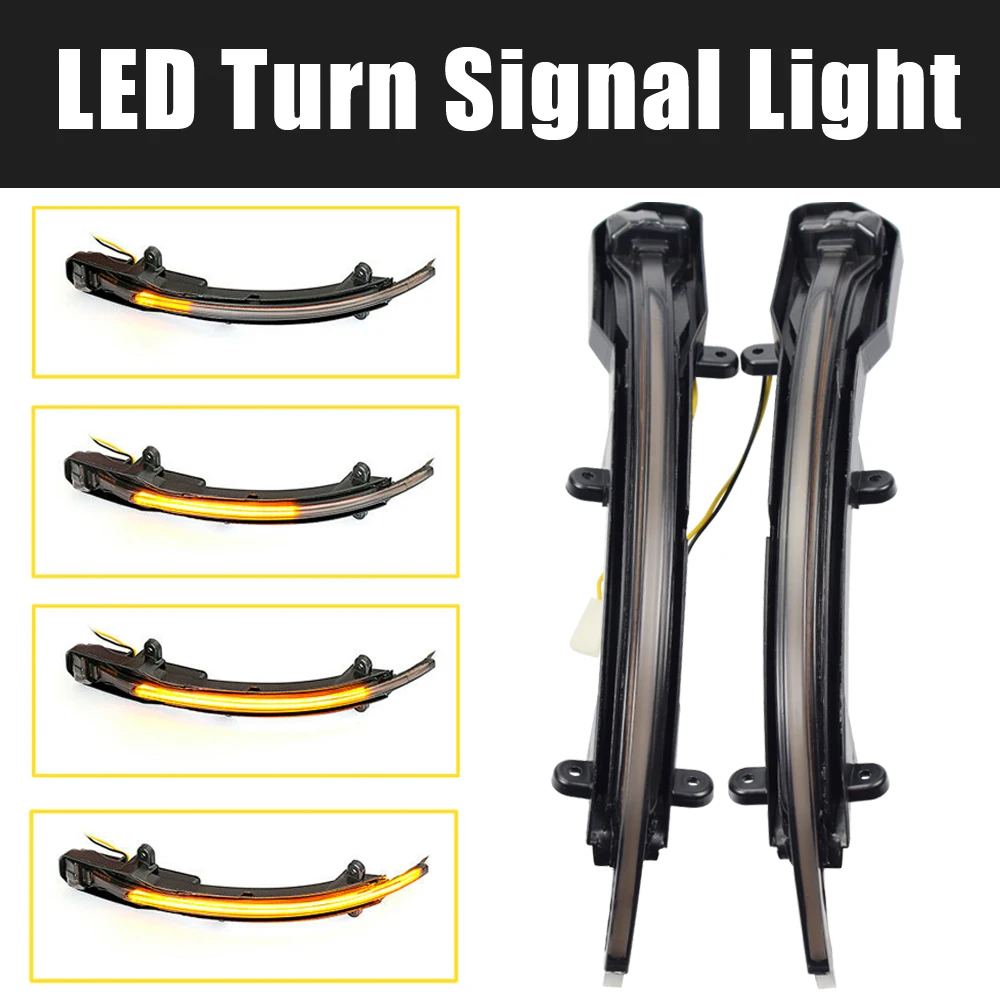 Светодиодный динамический поворотный сигнал мигающий указатель поворота на