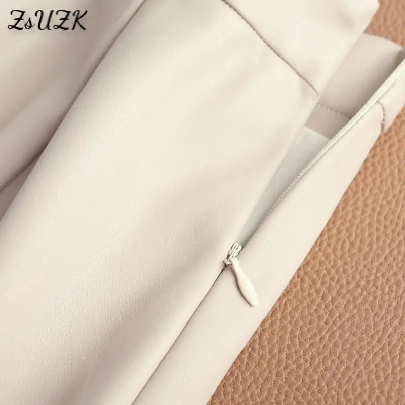 Женская плиссированная юбка-трапеция элегантная офисная модная юбка из