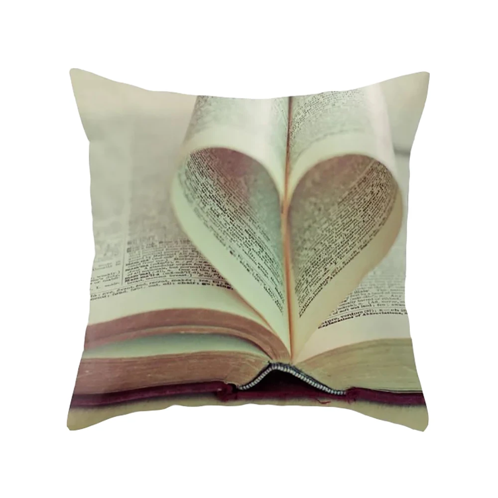 Lychee DIY винтажная книга Библиотека серия Подушка с принтом чехол полиэстер