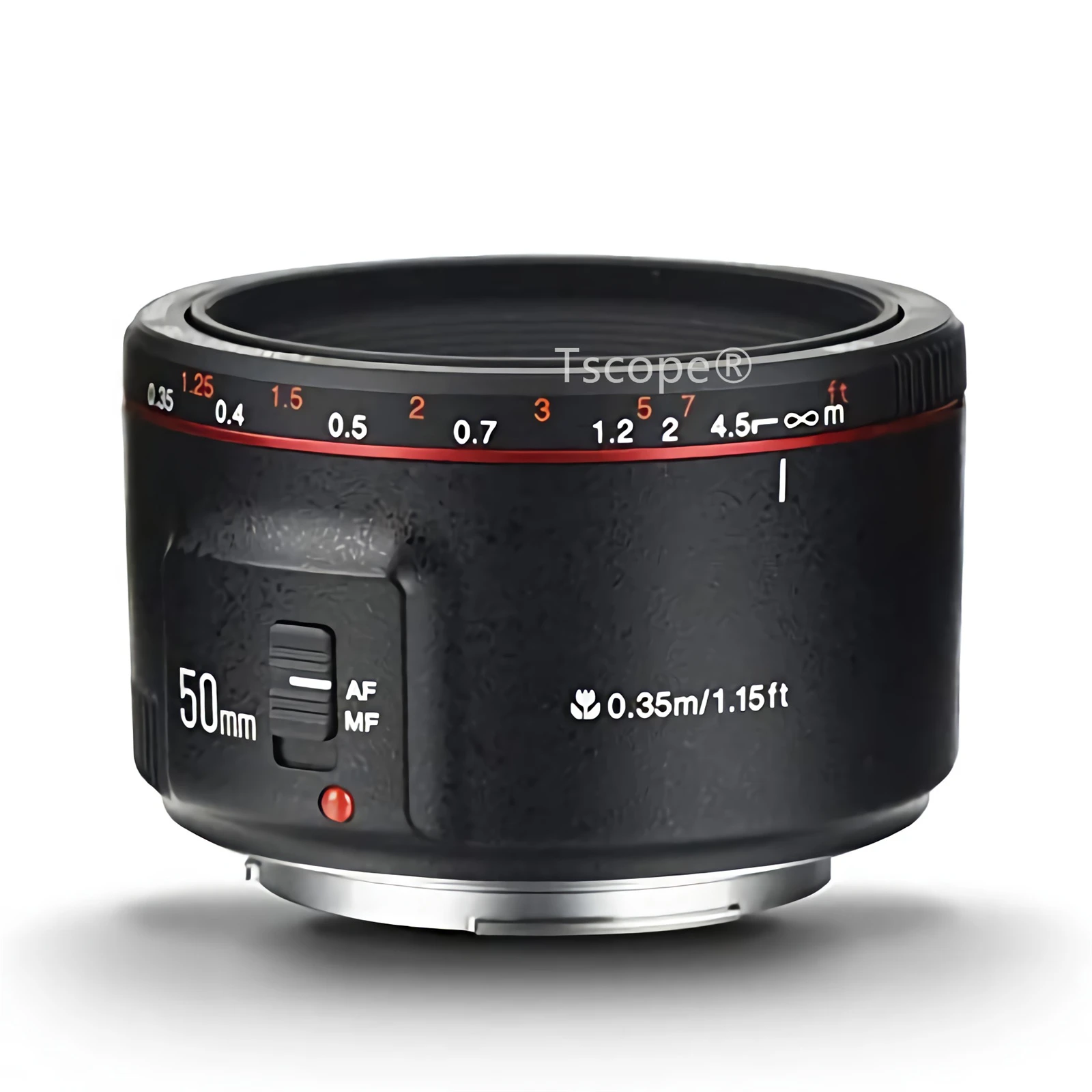 Yongnuo YN50MM F1.8 II AF/MF 0 35 M фокус расстояние стандартный основной объектив черный для