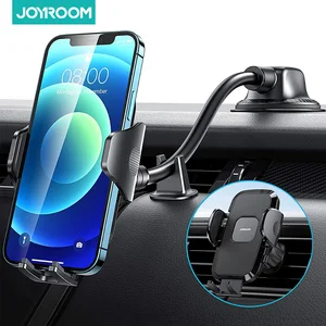 joyroom car phone holder universal automatic alignment mount phone holder stand for iphone samsung free global shipping