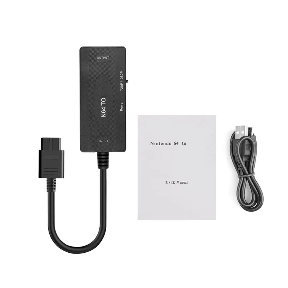 

Converter Portable Lightweight N64 To HDMI-compatible 1080P 720P Converter For NGC/N64/SNES Display Modes(PAL/NTSC)