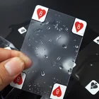 54 шт. Новые прозрачные водонепроницаемые игральные карты для покера из ПВХ, Пластиковые кристаллы, водонепроницаемые, устойчивые к хранению