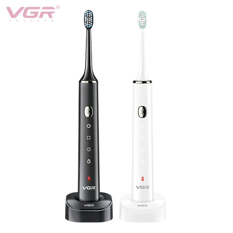 

VGR Toothbrush Sonic Electric Toothbrush Rechargable Lightweight&Portable Both Beautiful and Powerful IPX7 Waterproof V-809
