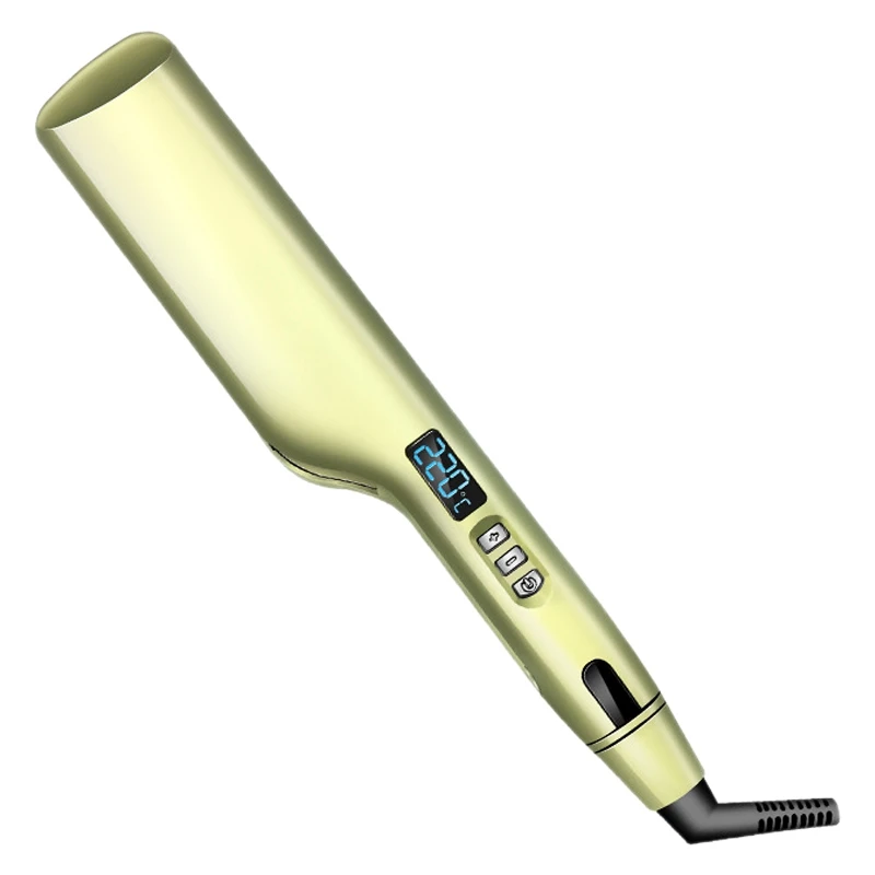 

Negative Ion Curling Iron Three-Tube Omelet Head Curling Rod Water Ripple Large Volume Electric Splint Spiral EU Plug