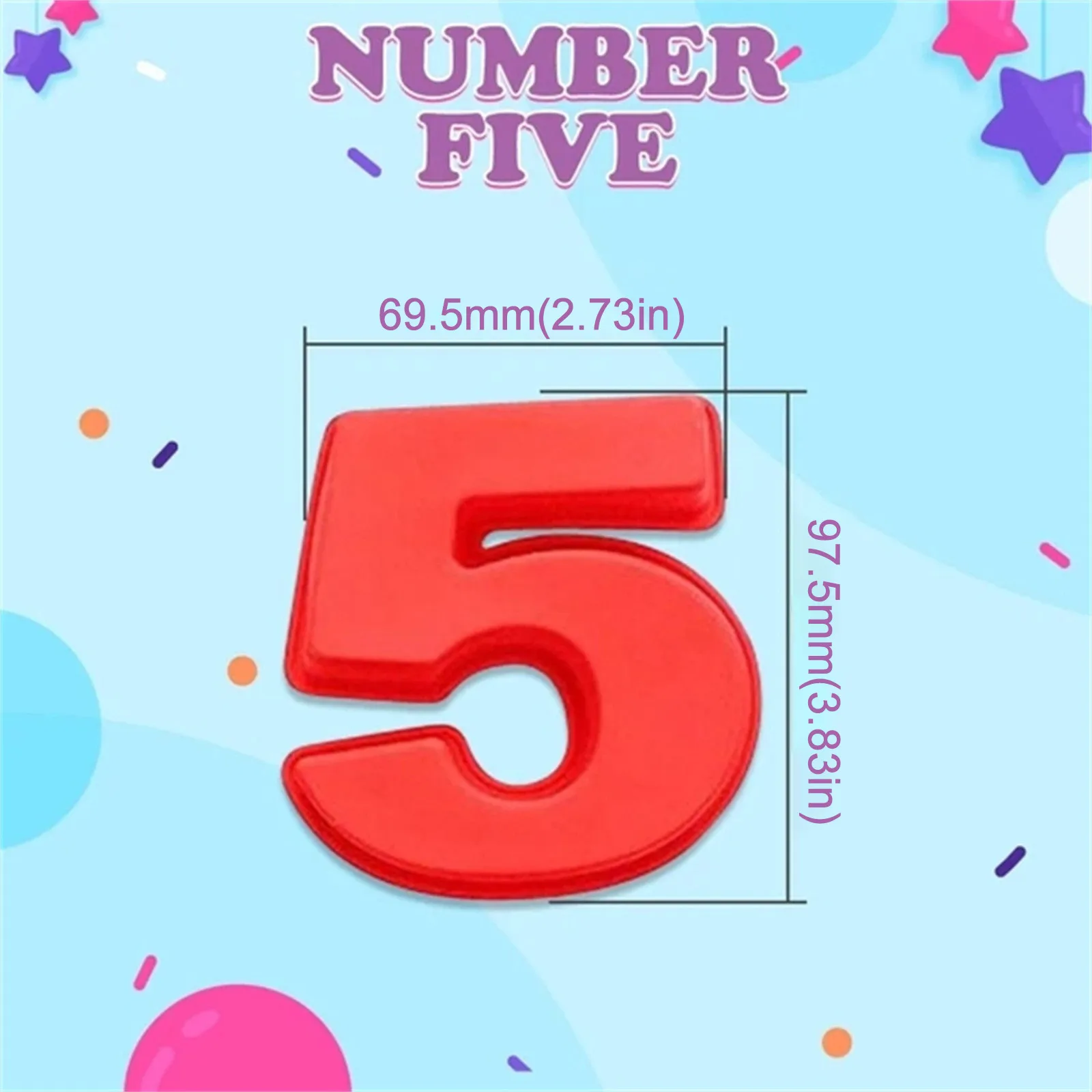 

Birthday Number Silicone Cake Mold Pizza Pan Baking Chocolate Cookie Dessert Bread Kitchen DIY Mould 0-9 Bakeware Decorating