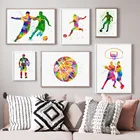 5d Diy Кубок мира футбол баскетбольный мяч спорт алмазная живопись квадратная Алмазная вышивка Стразы мозаичное украшение