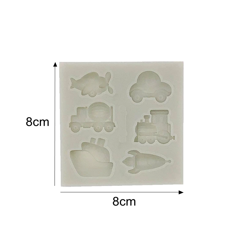Инструмент для торта 1 шт. автомобильный самолет транспорт силиконовая форма