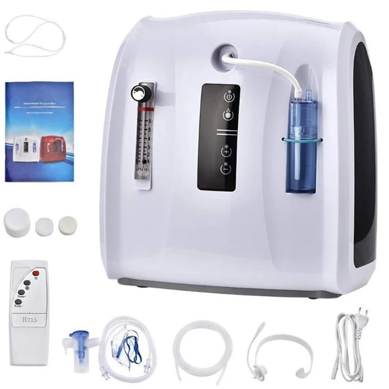 

Портативный кислородный концентратор, 220 В, 1-6 л/мин, регулируемый кислородный аппарат 30%-90%