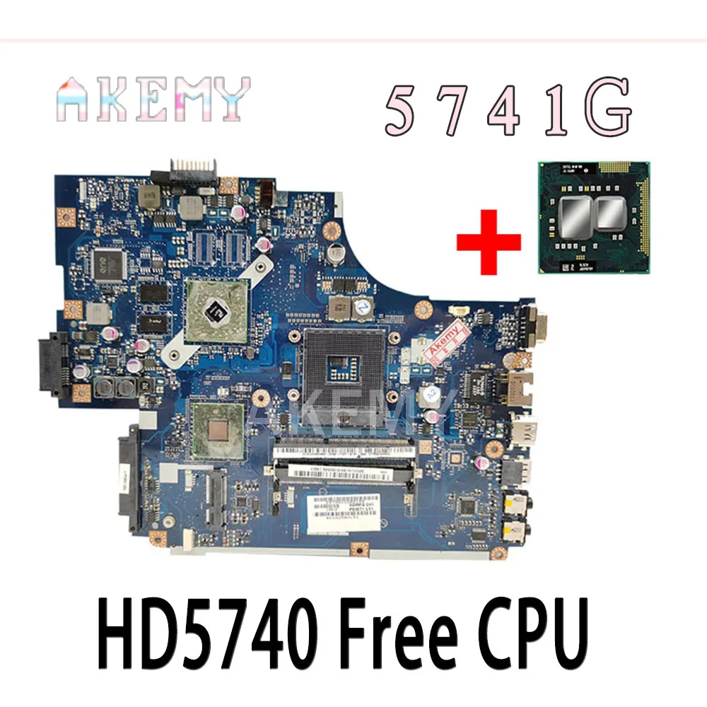 Akemy для Acer aspire 5741 5741G материнская плата ноутбука MBWJR02001 NEW70 LA 5891P HM55 DDR3 HD5740