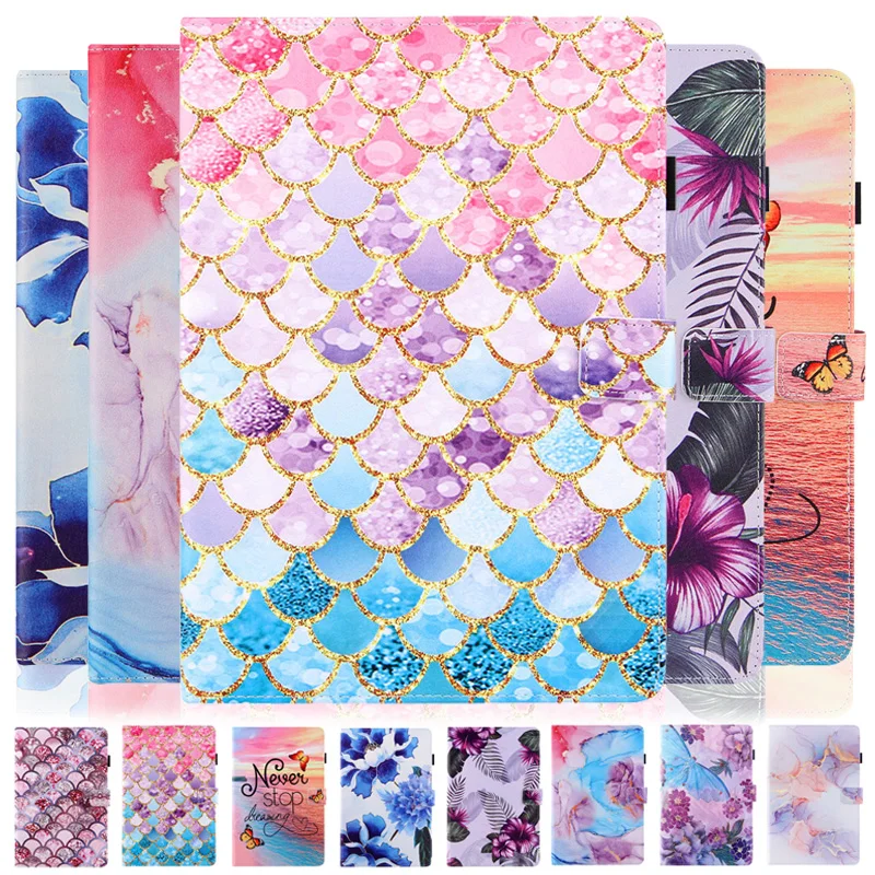 

PU Leather Tablet Cover Case For Samsung Galaxy Tab S6 Lite 10.4 P610 P615 A7 10.4 T500 T505 A7 Lite 8.7 T220 T225 S7 11 T870