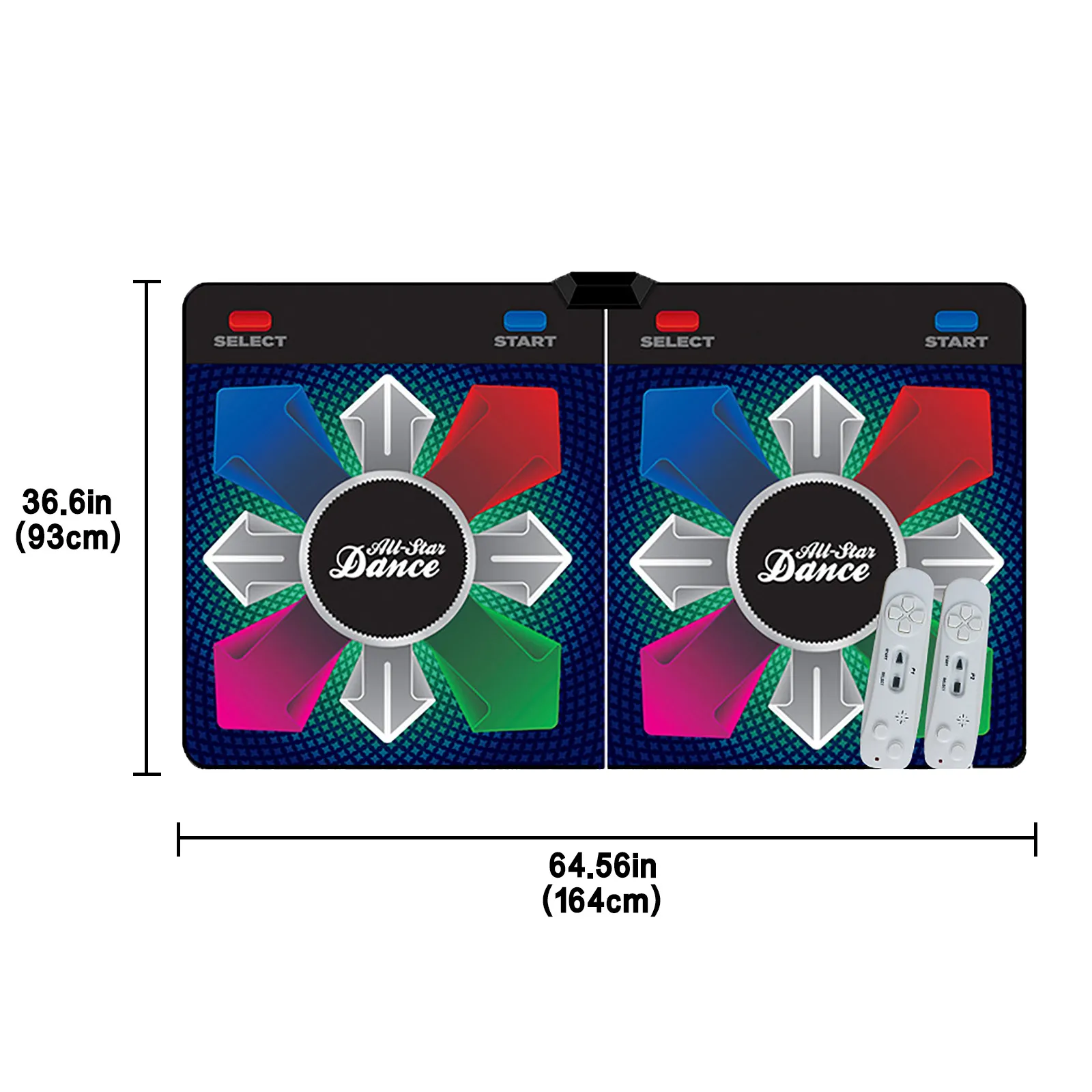 

Computer TV Dance Pads Mats For TV PC Computer Flash Light Guide Double Dance Mat Wireless Controll Games Yoga Mats Fitness