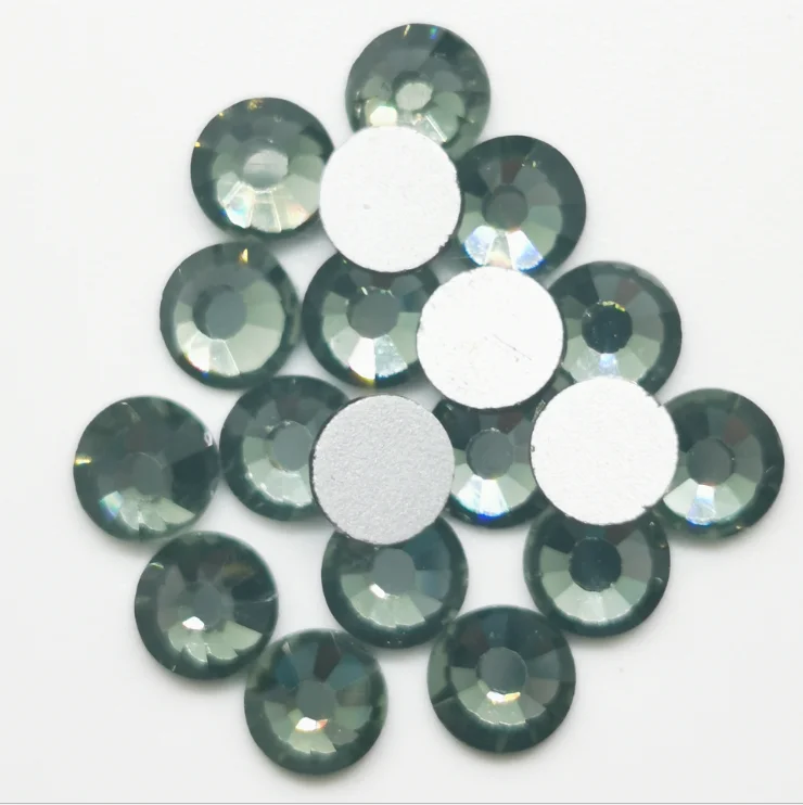 2058NoHF SS16 черных масок Diamond 1440 шт Кристалл Камень с плоской задней частью Стразы non