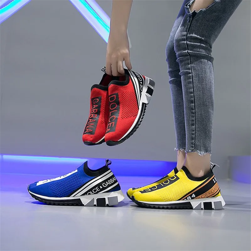 

Designer Men Casual Shoes Unisex Slip-On Walking Sneakers Men Sock Trainers shoes Men Sapatos Chaussures Femme Zapatillas Hombre