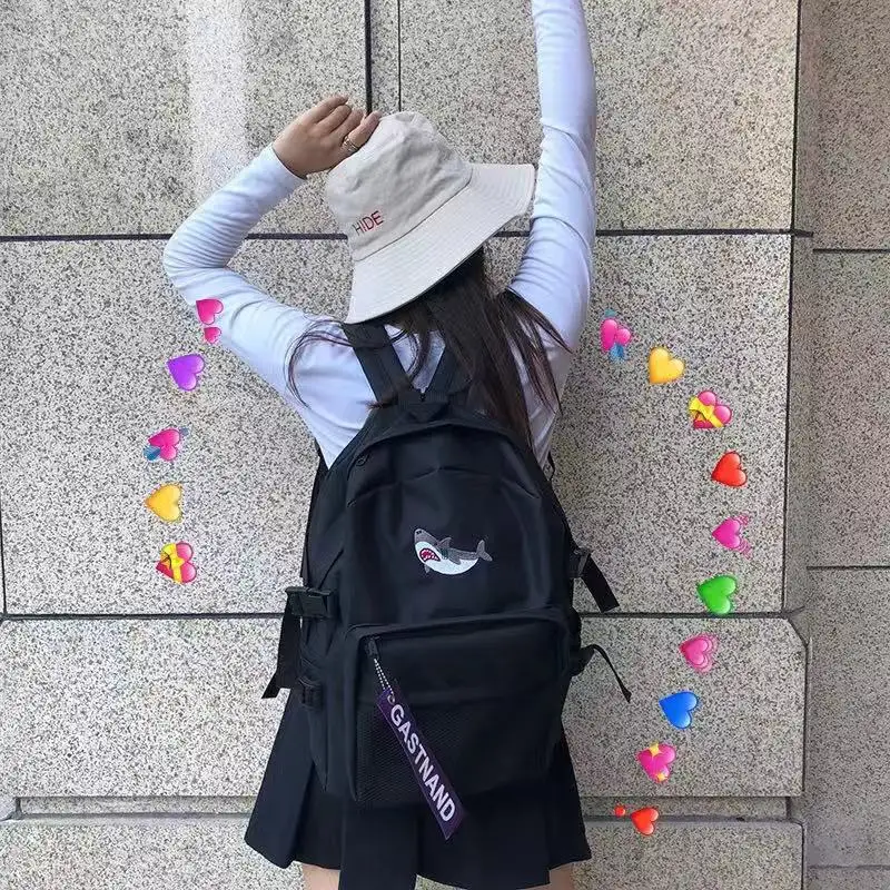 Youda новый сплошной цвет Оксфорд ткань вместительный школьный портфель