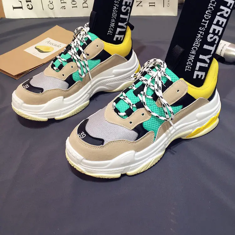 Men Sneakers Casual Dad Shoes Chunky Breathable Lightweight Comfortable Training Fashion Tenis | Обувь