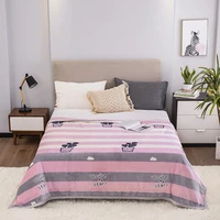 pink soft warm coral fleece blanket sheet bedspread sofa light thin mechanical wash flannel blankets ssxml