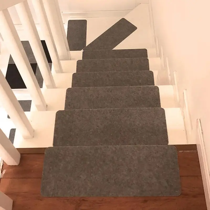 3 шт./компл. Нескользящие Коврики для лестниц ПВХ многоразовый клейкий звук