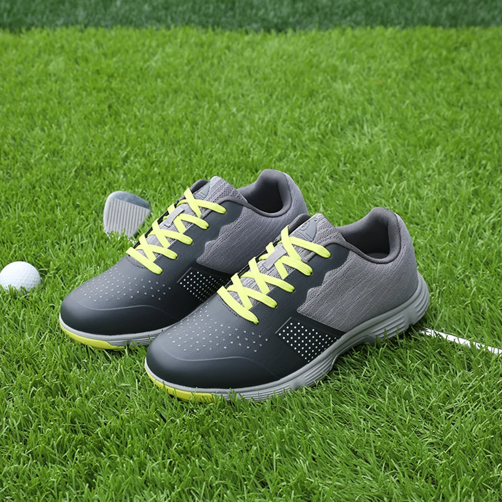 

New Men Proof Dwaterproof Water Golf Shoes Spikes Golf Shoes for Men of Quality Air Anti