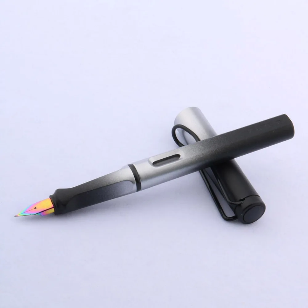fashion color Gradient EF Nib BLUE purple aurora Fountain Pen