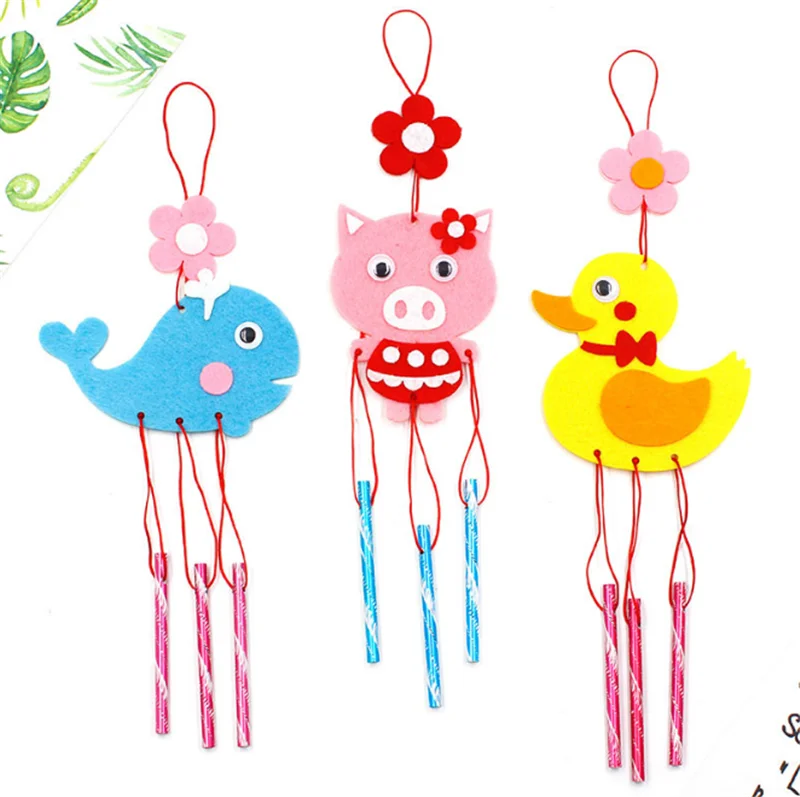 Детский Рождественский ветряной колокольчик сделай сам детский пазл игрушки