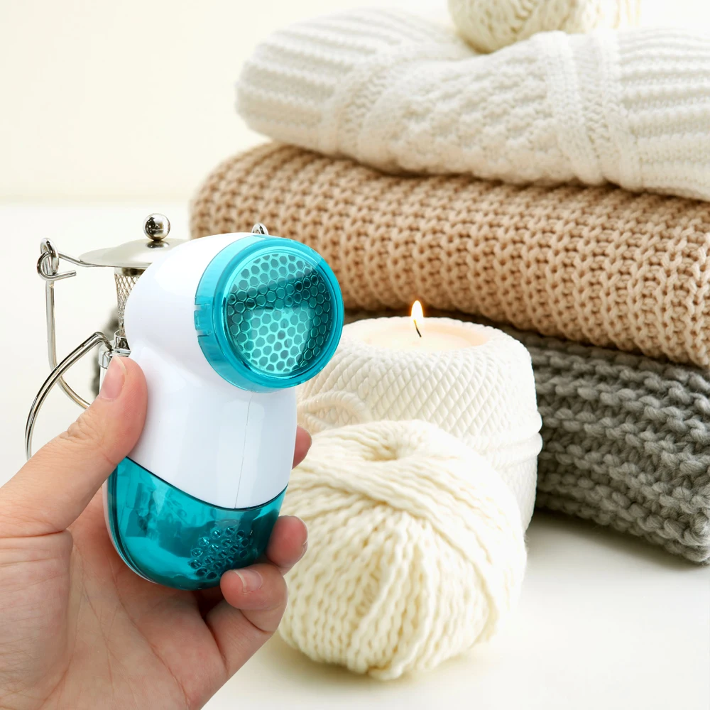 

Clothes Fluff Pellets Cut Machine Fabric Sweater Fuzz Pills Shaver Random Color Electric Clothing Lint Pills Removers Portable