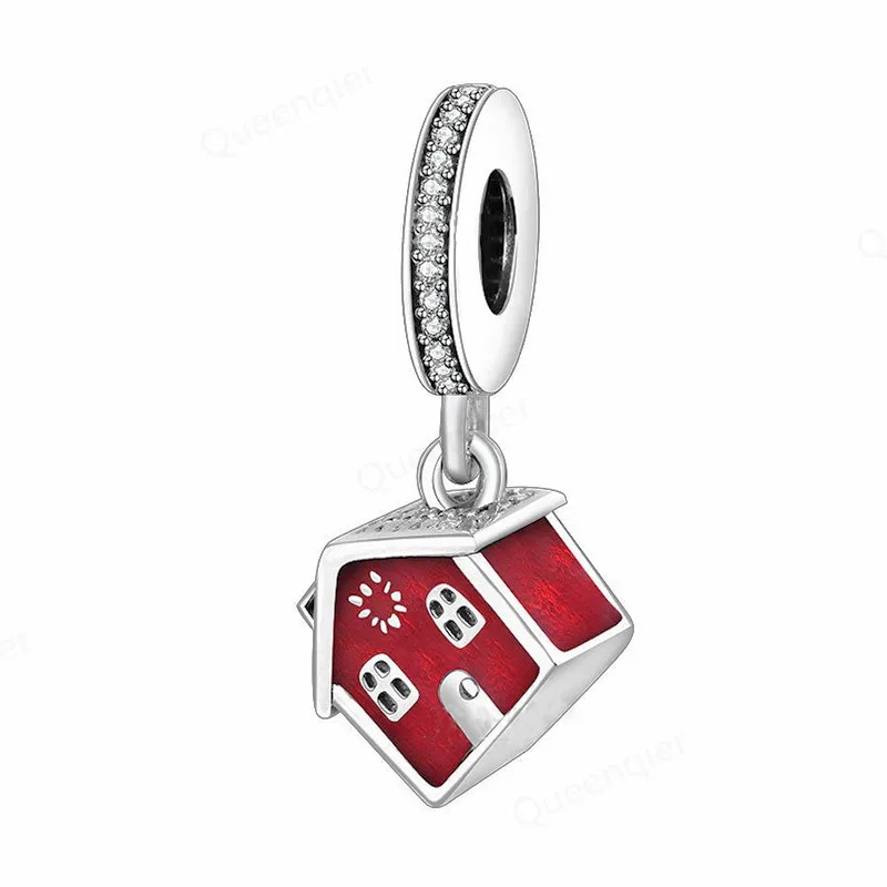 925 Стерлинговое Серебро дом европейские амулеты из бисера подходят оригинальные