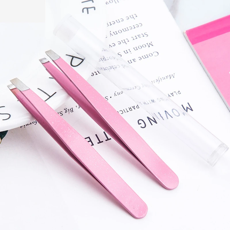 1 шт. пинцет для бровей из нержавеющей стали удаление волос на лице триммер зажим