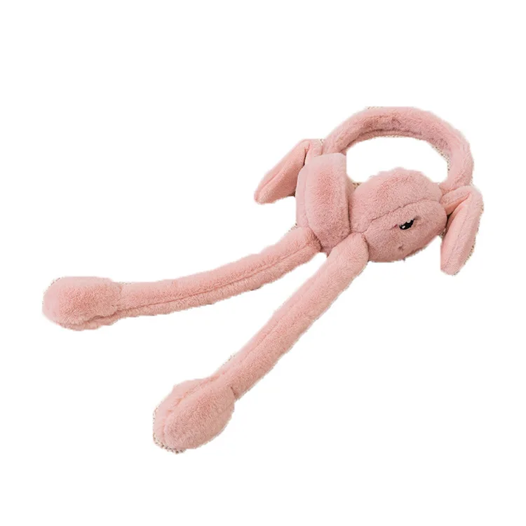 

Ms trill hot style in the new warm earmuffs outdoor travel wind frost of pet rabbit balloon earmuffs