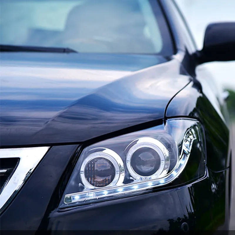 Автомобильные передние лампы для Toyota фара Camry 2009 2010 2011 головная лампа Angel Eye