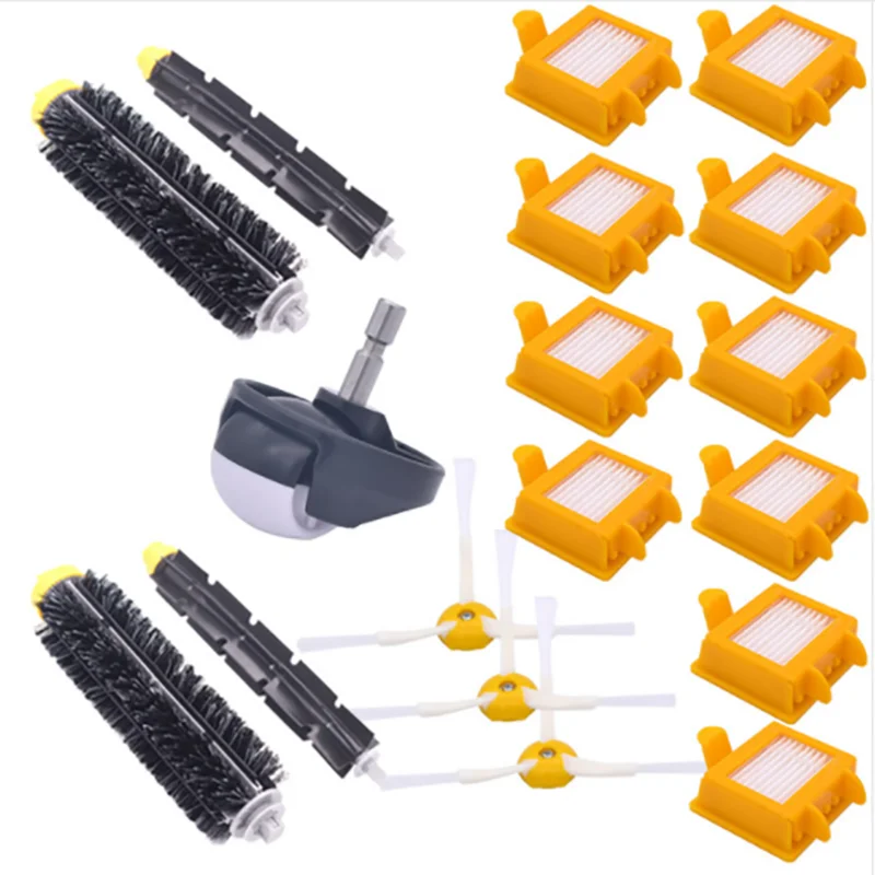 

High Quality Bristle & Flexible Beater Brush & Hepa Filter & Side Brush For iRobot Roomba 700 Series 770 780 790 vacuum cleaner