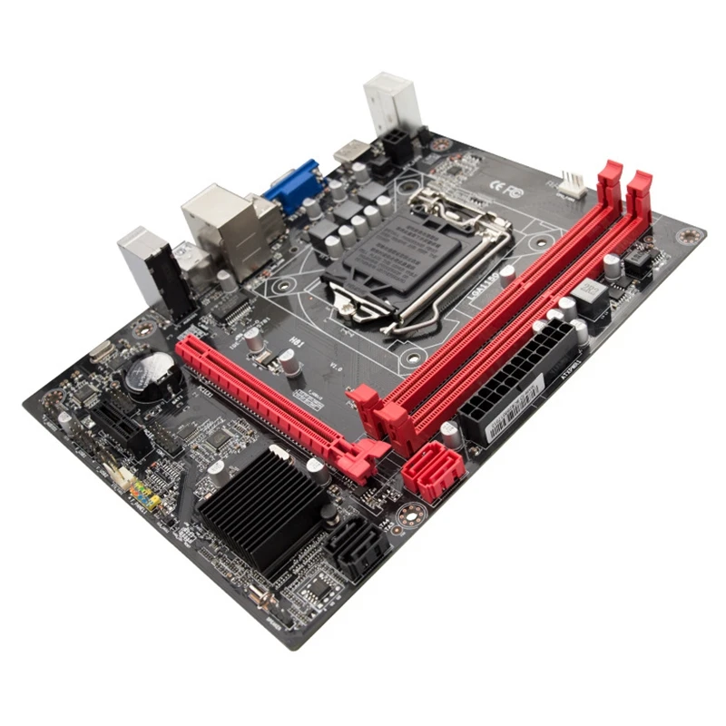 H81 компьютерная материнская плата 1150-Pin Поддержка 4-го поколения Core I3 I5 4130 4460