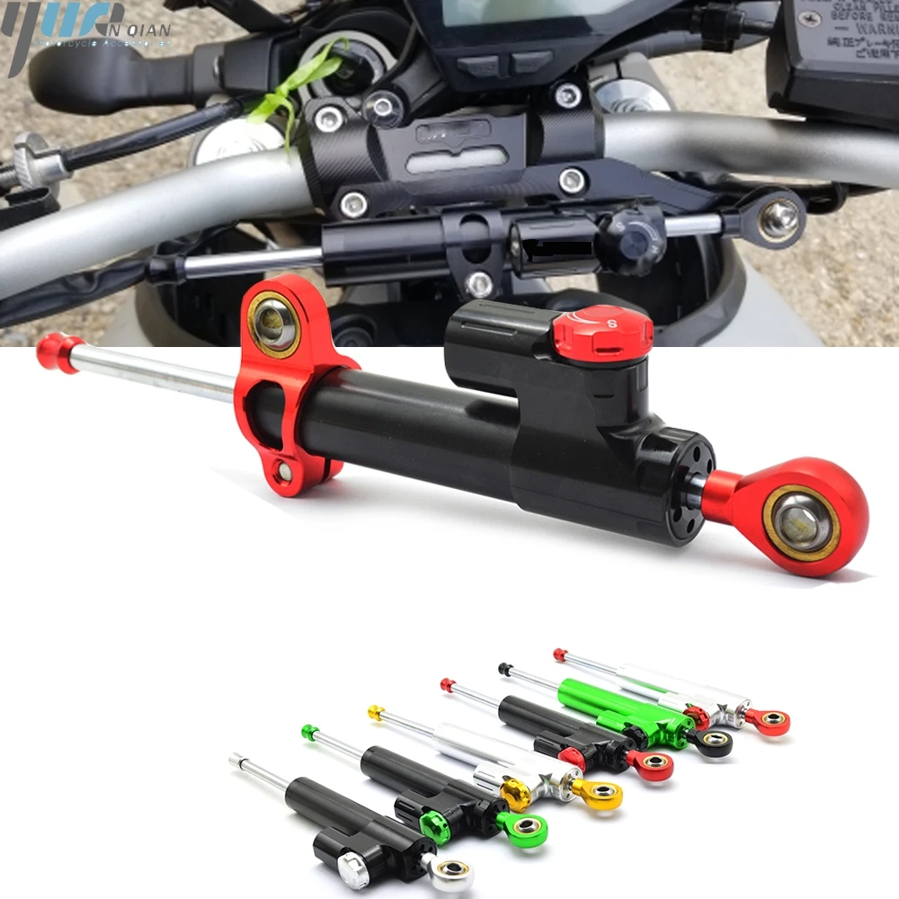 Motorcycle Handlebar Steering Stabilizer Damper Motorbike Shock Absorber Direction Accessories FOR Street car sports | Автомобили и
