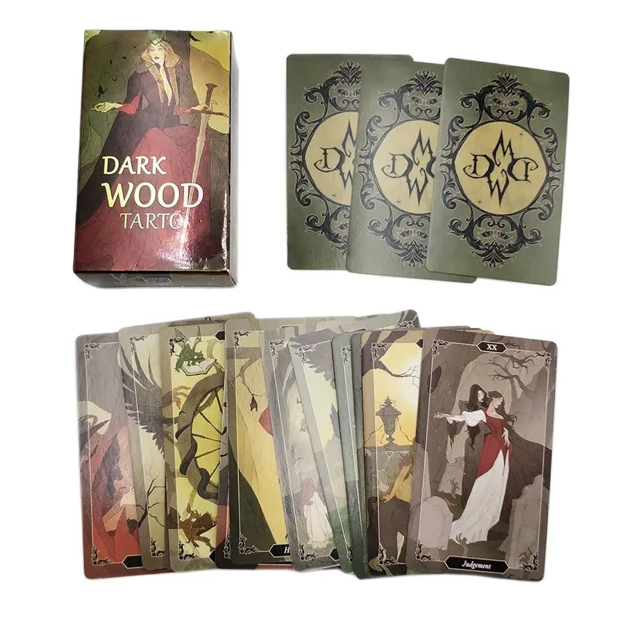 Карточка Таро Dark Wood настольная игра с судьбой ведьмой предсказаниями для