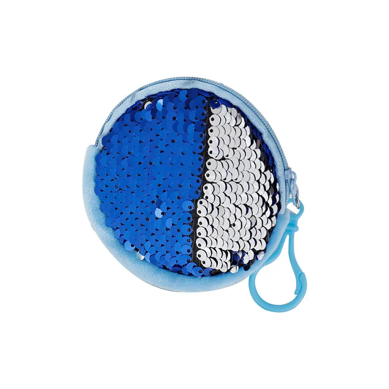 Новый модный кошелек с блестками для монет девушек блестящий цветной клатч на