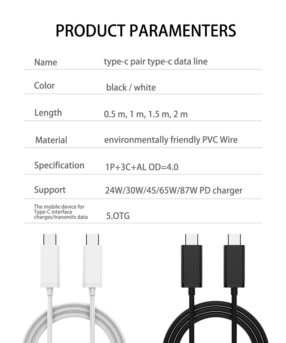 5A type c 87W USB PD QC 4,0 кабель type c to type c кабель usb для передачи данных 5 Гбит/с QC 3,0 Зарядка для huawei xiaomi phone notebook
