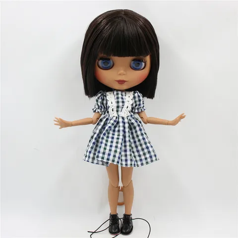 ICY DBS Blythe кукла 1/6 bjd шарнирное тело короткие каштановые волосы матовое лицо 30 см игрушка для девочек подарок аниме