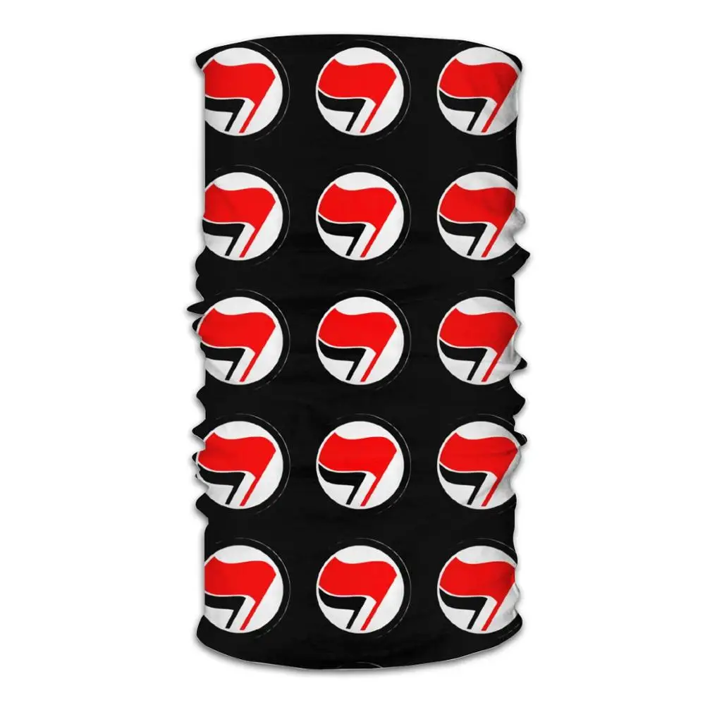 Antifascist Logo Antifa Flag bandanas bandana scarf DIY amazon canada dorsett definition design neck gaiter balaclava Scrunchies |