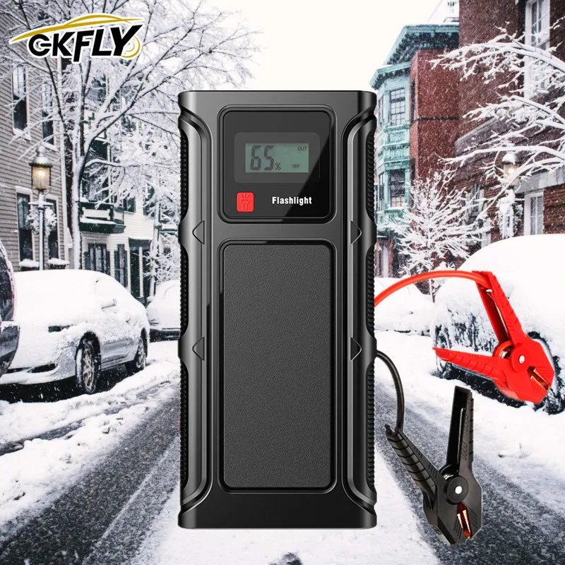 

GKFLY High Power Car Power Jump Starter Emergency Car Battery Booster Buster Charger Power Bank Power Station for Petrol Diesel
