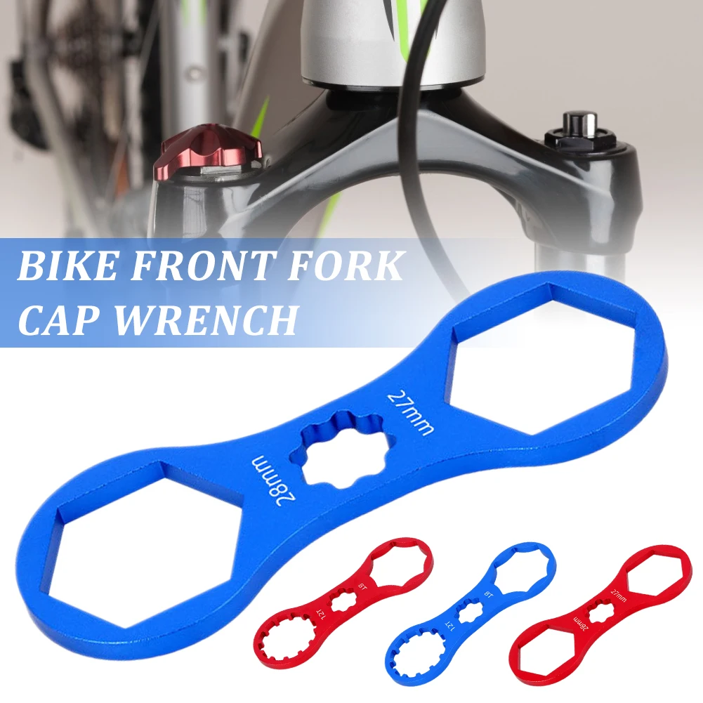 

3In1 Bicycle Front Fork Wrench Repair Tool Aluminum SR Suntour XCR/XCT/XCM/RST MTB Bike Front Fork Cap Wrench Disassembly Tools