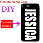 Чехол-накладка для iPhone 12 Pro Max, 11, 13, XR, X, XS Max, 6, 6s Plus, 7, 8 Plus, se 2020, с именем на заказ