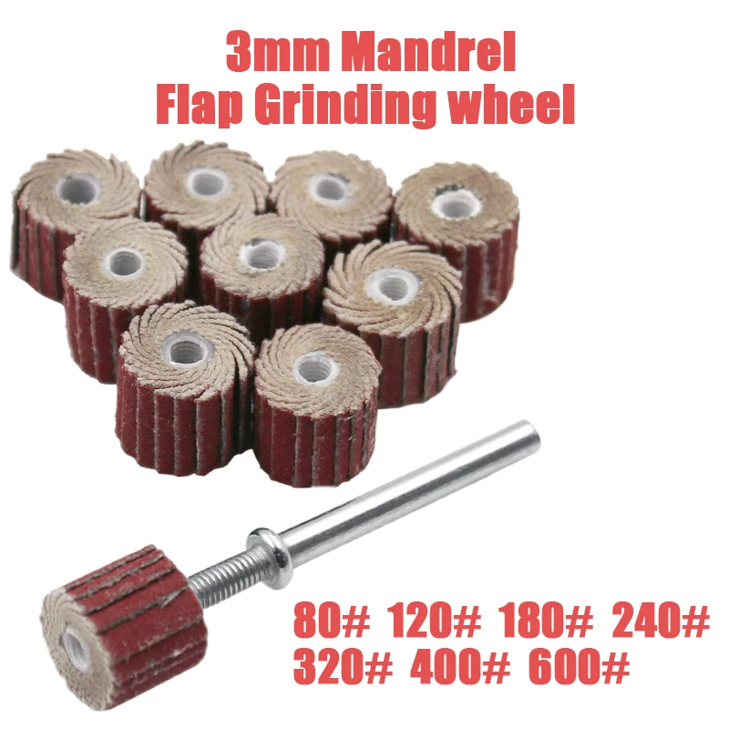 

15pcs+1 Sanding Flap Disc Grinding Flap Wheels Brush Sand For Dremel Accessories For Abrasive Grinder Rotary For Dremel Tools