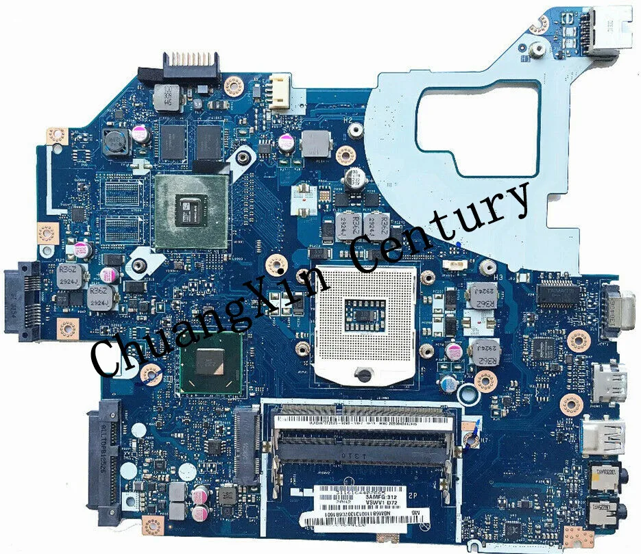 Для acer aspire V3-571 V3-571G E1-571G Материнская плата ноутбука HM77 DDR3 NBRZP11001 Q5WVH LA-7912P полностью протестирована