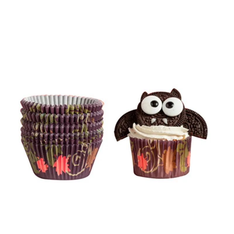 50 шт. Бумажные Формочки для капкейков на Хэллоуин | Дом и сад