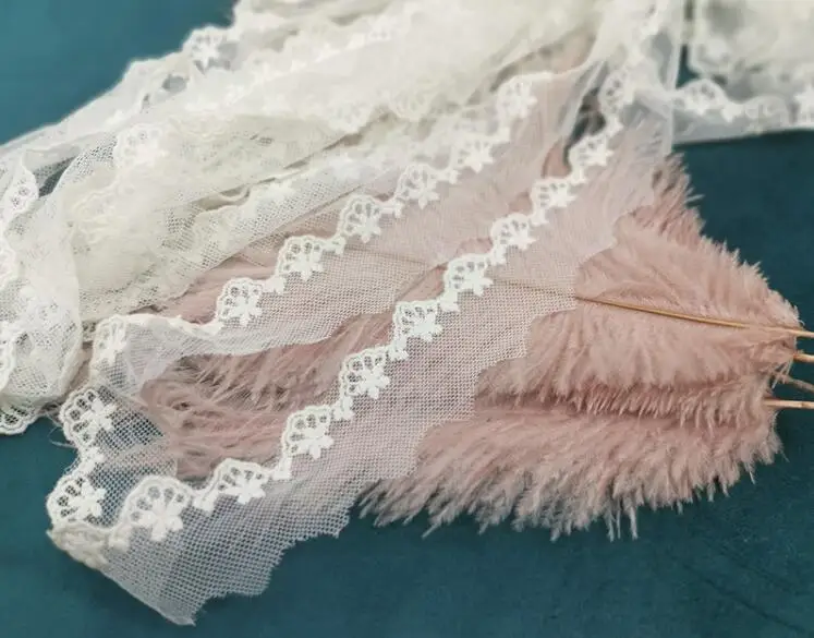 12 метров цветок свадебная вышивка сделай сам ручная работа пэчворк цвет слоновой