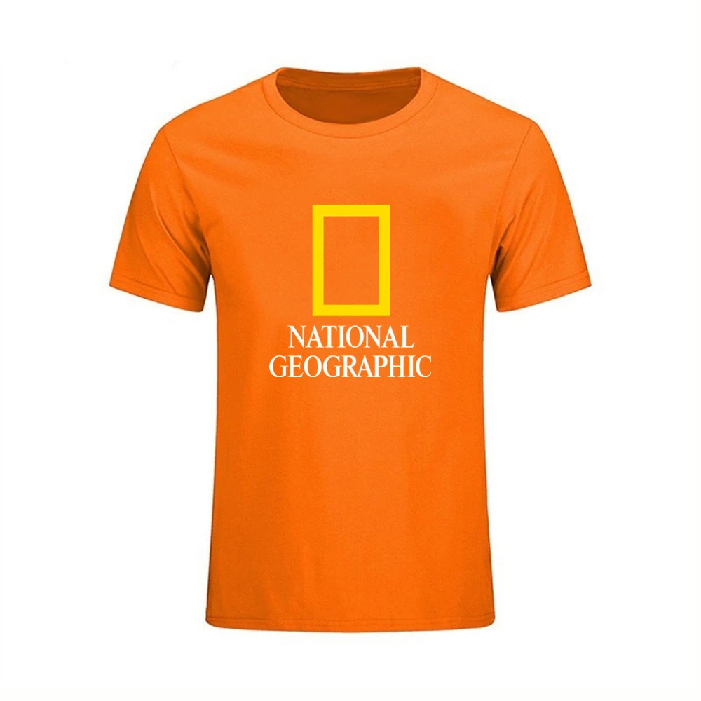 

Summer National Geographic Channel T Shirts Short Sleeve Cotton O-neck Unisex Tshirt DS-002